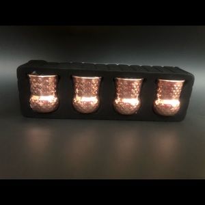 Brand new set of 4 copper shot glasses